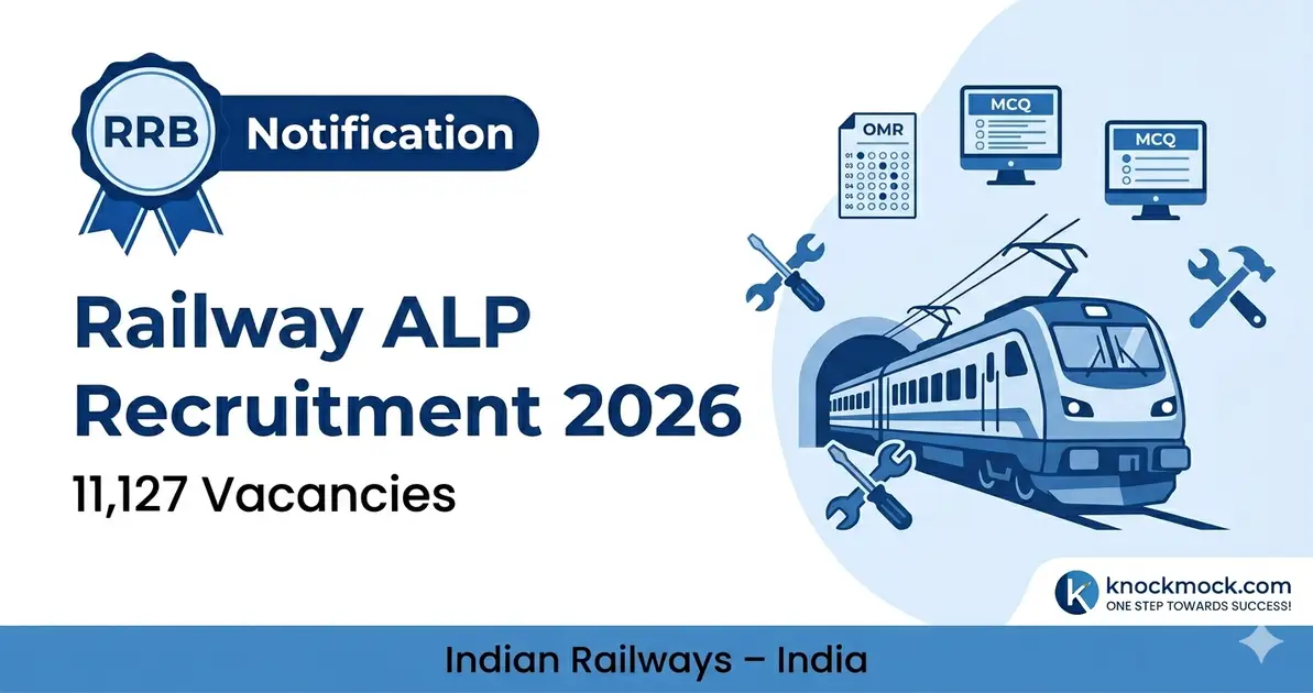 RRB Assistant Loco Pilot (ALP) Recruitment 2026 – 11,127 Vacancies
